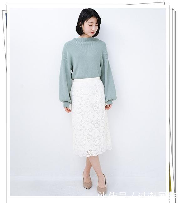 秋季|秋季蕾丝半身裙怎么搭?5种常用颜色30种流行搭配,穿出淑女风