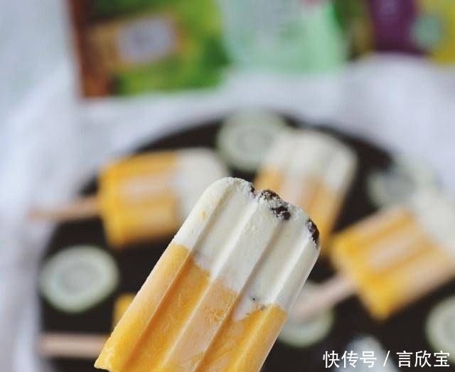 绿色|芒果青柠冰淇淋,简单的步骤,绿色健康,美味可口儿童最爱