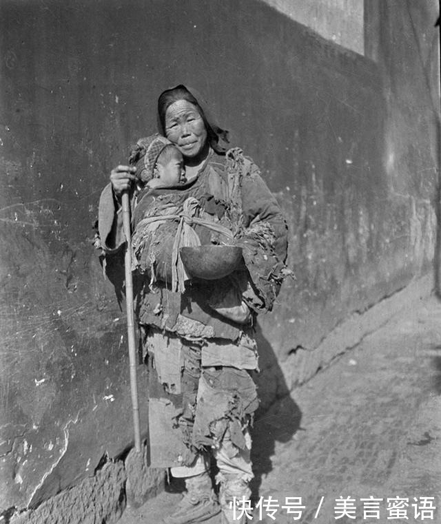 老照片|晚清穷人究竟有多穷电视剧是骗人的，这组百年前老照片不忍直视