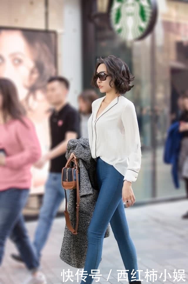 腿部线条|牛仔裤轻松调整线条比例,完美的身材真叫人羡慕