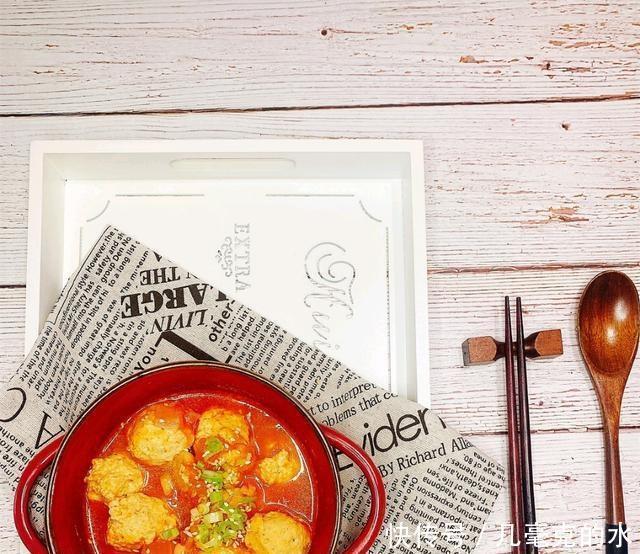 美味|番茄鸡肉丸子,美味的无肉饮食