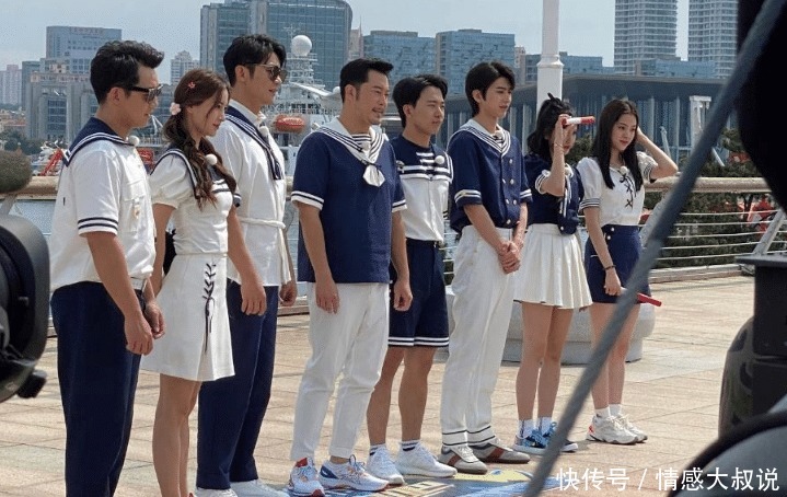 路透|跑男最后一期录制路透,baby穿水手服甜美,我却关注另外两位女生