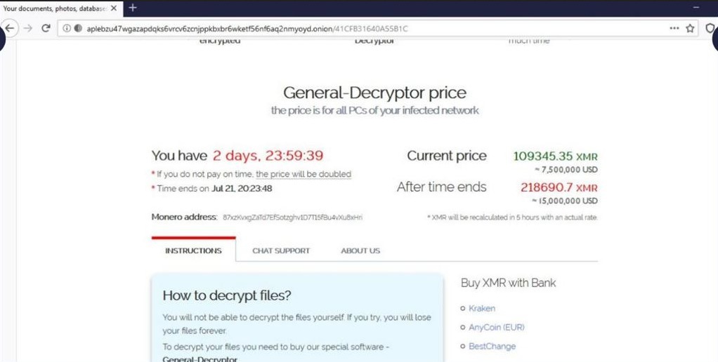  支付|阿根廷电信被黑客勒索软件攻击并要求支付750万美元