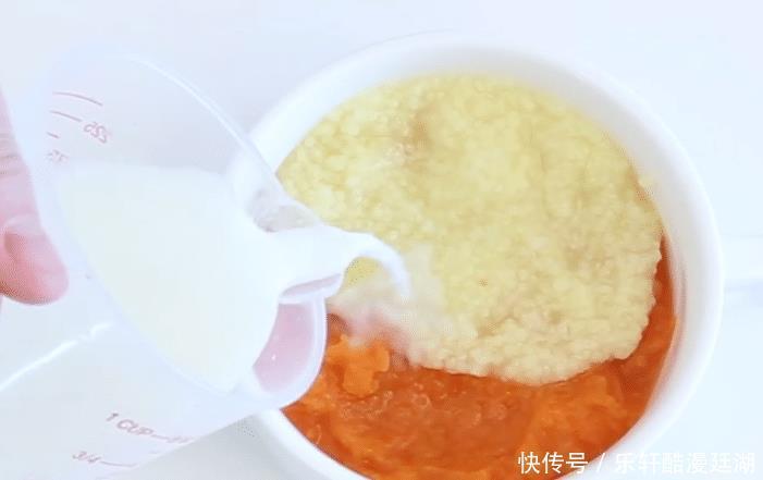 美食|分享一款奶香口味的南瓜小米粥,甜香味美又营养,孩子特喜欢