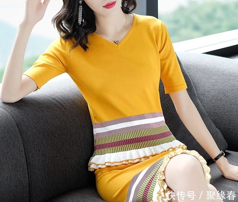 半身裙|周一就中秋了,回家别穿风衣!针织毛衣+半身裙,你不穿你不美