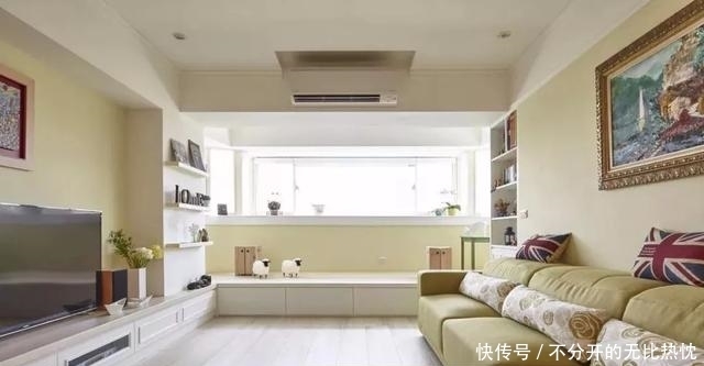 客厅|客厅没阳台怎么办?这样设计比有阳台好看N倍!