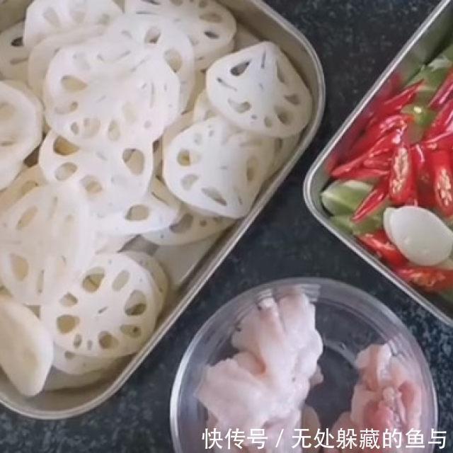  开胃|干锅莲藕，香辣脆嫩，开胃下饭