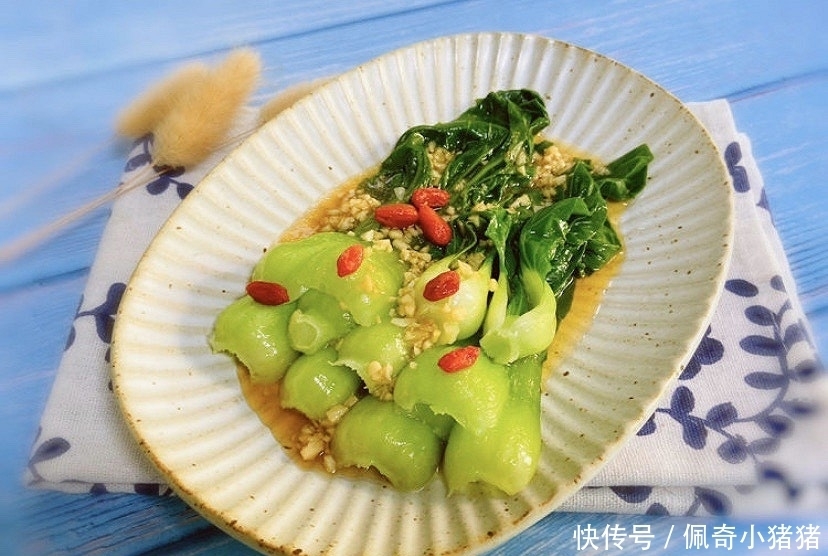 小白菜|#一道菜表白豆果美食#蒜蓉小白菜