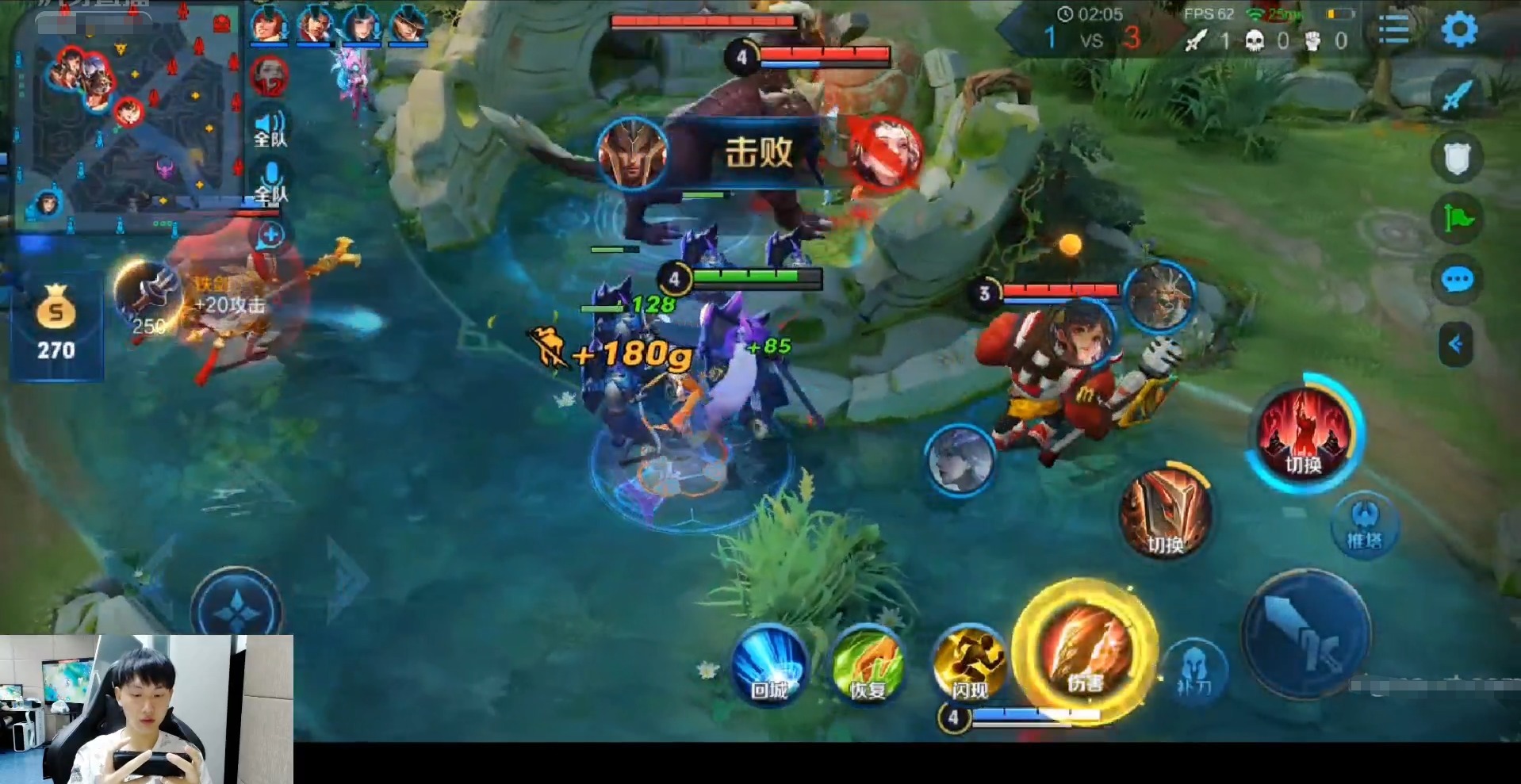 玩出|让三国服瞬间黯淡无光，Fly的蒙恬玩出了新高度！QG杰杰做不到