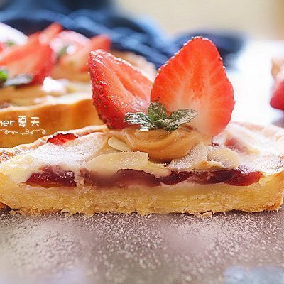 蔓越|蔓越莓杏仁花生塔