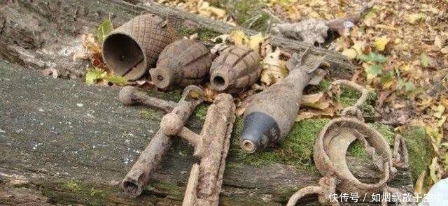  地雷|苏德战争有多惨烈？看这些锈迹斑斑的武器就知道了，有一件不敢动
