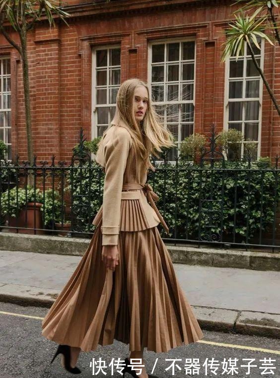 百褶半裙|长裙,恰似秋的温柔!