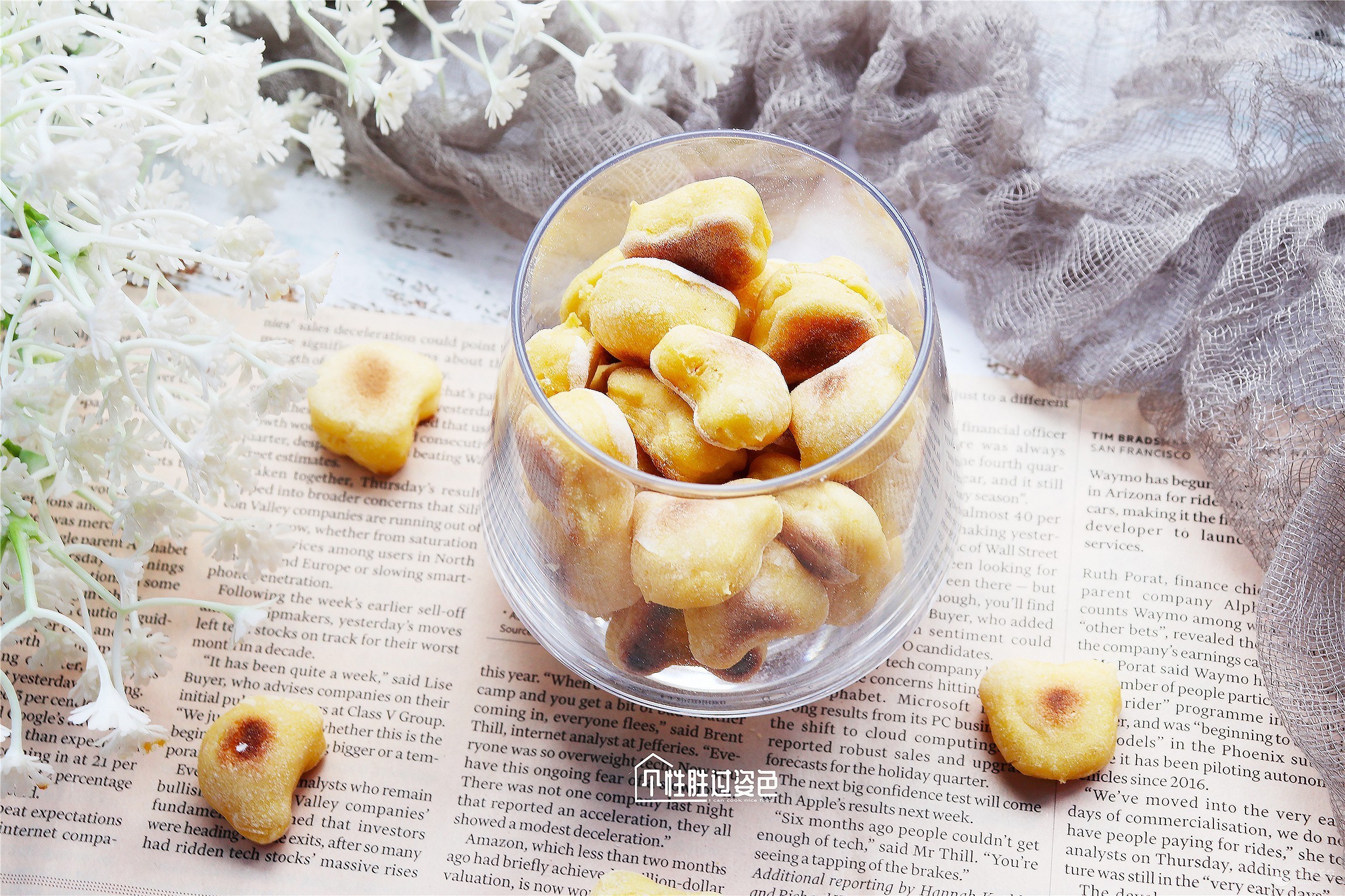  南瓜泥|无水无油的奶香迷你小面包