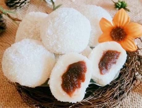 红豆糯米糍|糯米粉这做法,软糯又香甜,比糍粑还受欢迎,孩子每周点名要吃