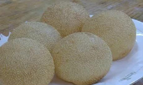 米粉|又大又圆的中空大麻团,只需水,糖和粘米粉三种食物就可做出去