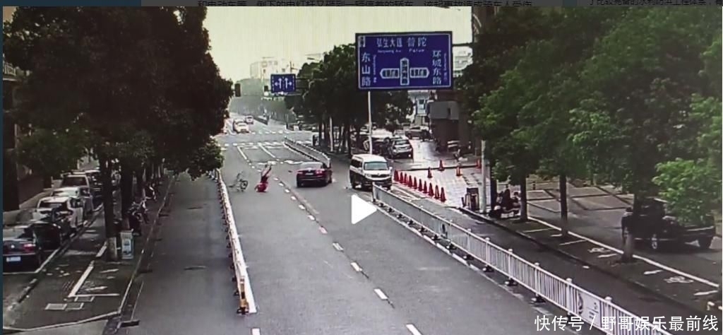  视线|违停车遮挡视线，引连环碰撞事故