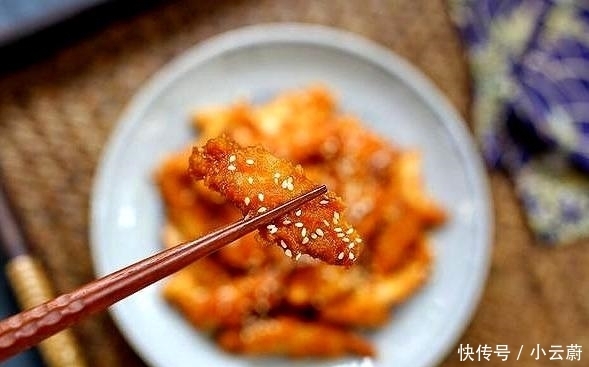 鸡胸肉|鸡胸肉除了油炸,糖醋做法也不错,甜不腻酸又很可口