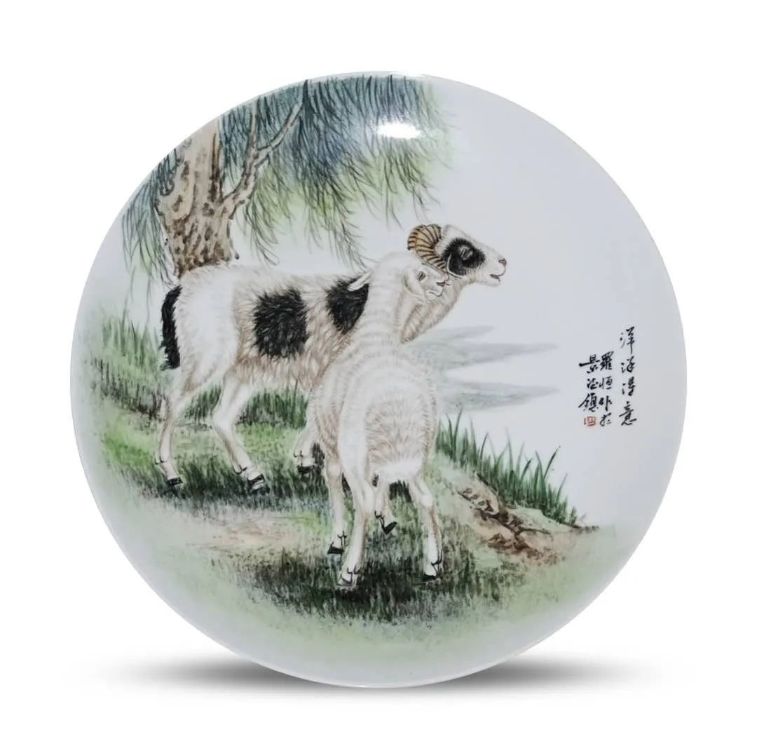 收藏|跨界画家罗恒再次搅热艺术品收藏圈——十二生肖手绘瓷盘 款款都可爱