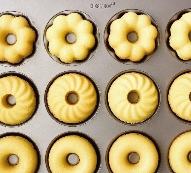 蛋糕|一款超颜值的甜甜圈蛋糕,一口能吃一个,绝对不夸张