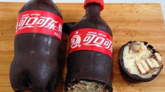 吃货们都|你见过可以切开来的可乐吗新款可乐蛋糕了解一下