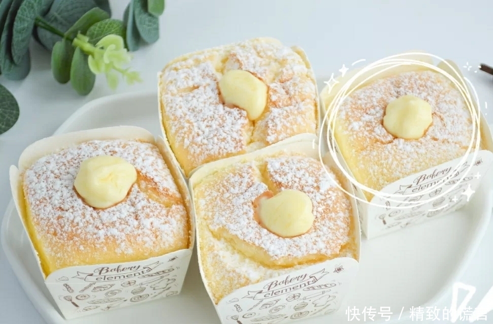 好吃|好吃到转圈圈的蛋糕,你们好奇吗它就是能爆浆的北海道戚风蛋糕