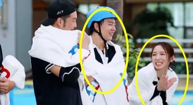 特别|孟美岐赢游戏,扭头对郭麒麟撒娇,谁注意大林子反应?镜头还在呢