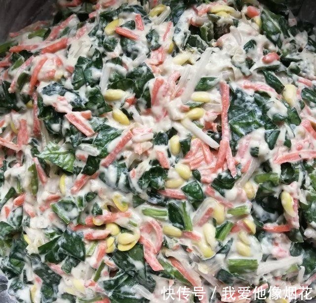 丸子|胡萝卜豆芽菠菜丸子,外酥里嫩,咸香适口