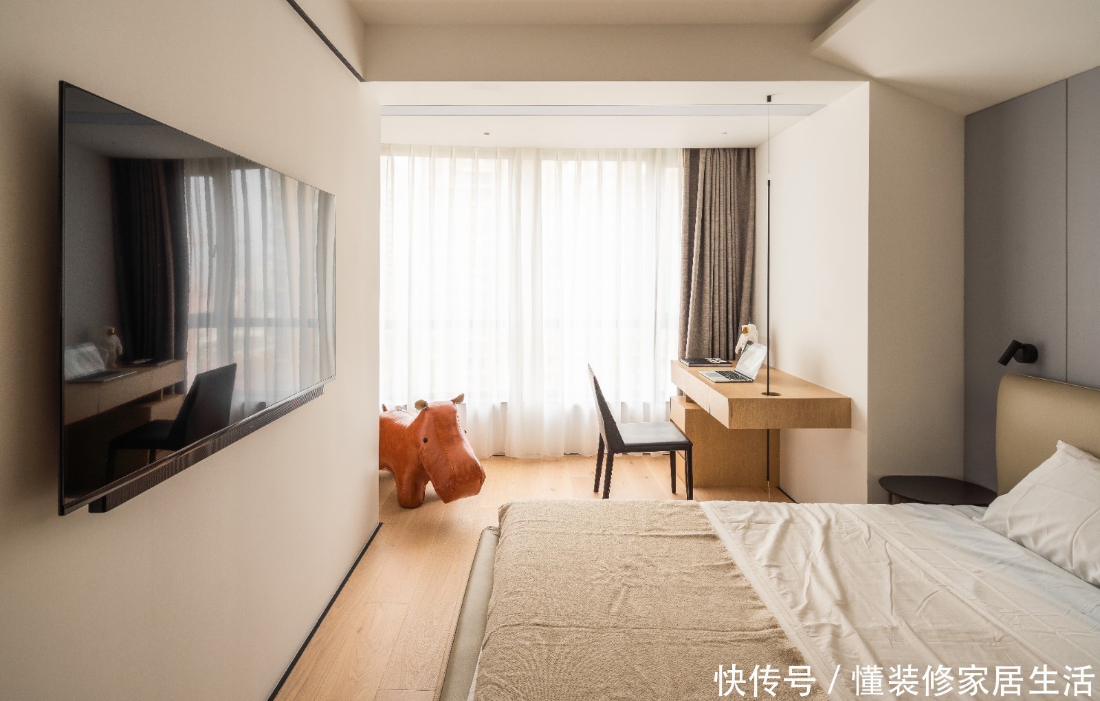 开放式|上海小姑娘的100㎡新家,全屋开放式布局,入户第一眼,就着迷了