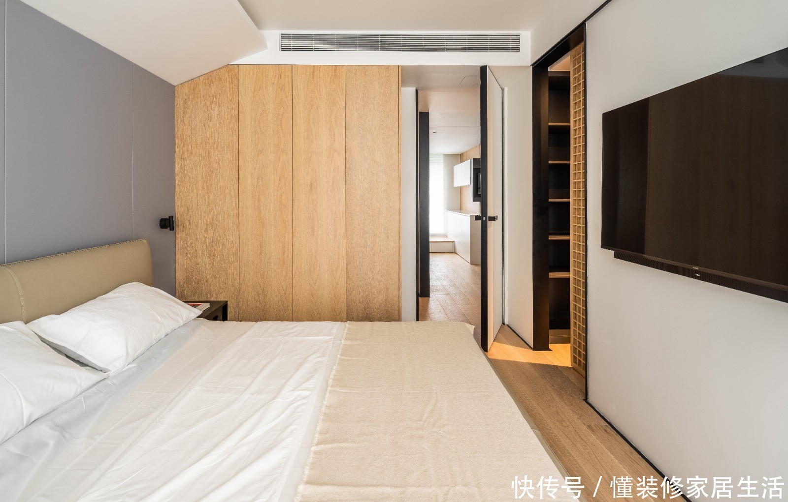  开放式|上海小姑娘的100㎡新家，全屋开放式布局，入户第一眼，就着迷了