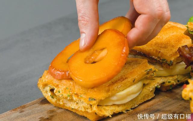 三明治|特大三明治,面包的神仙吃法,家庭聚餐有它就够了,多少都不够吃