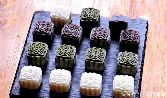 月饼|马上中秋节，教你在家做月饼，晶莹剔透，冰凉可口又软糯，特好吃