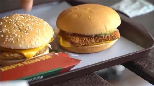 素食汉堡|印度人不吃猪肉,不吃牛肉,那麦当劳和肯德基卖的是什么汉堡