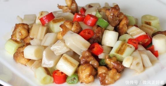 家常|家常美食:蒜苗腊肉豆腐丝,炝炒藕丁,韭菜花爆猪肝