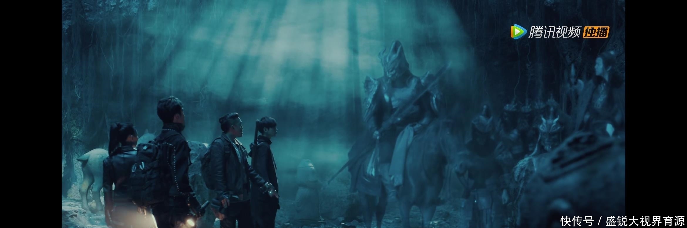  张起灵|《秦岭神树》上演阴兵借道，为什么不言骑将军能看到张起灵？