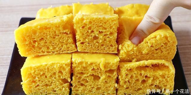 粘米粉|南瓜米糕这样做,无油低糖,软糯香甜好消化,老人孩子吃都合适