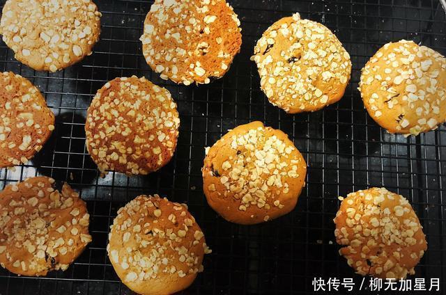 暑假|孩子暑假零食之红糖酥饼,浓浓的红糖配上粗旷的燕麦片可口美味
