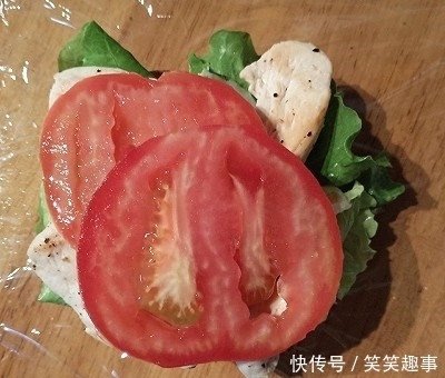 三明治|减肥必备——鸡胸肉三明治(超快手)