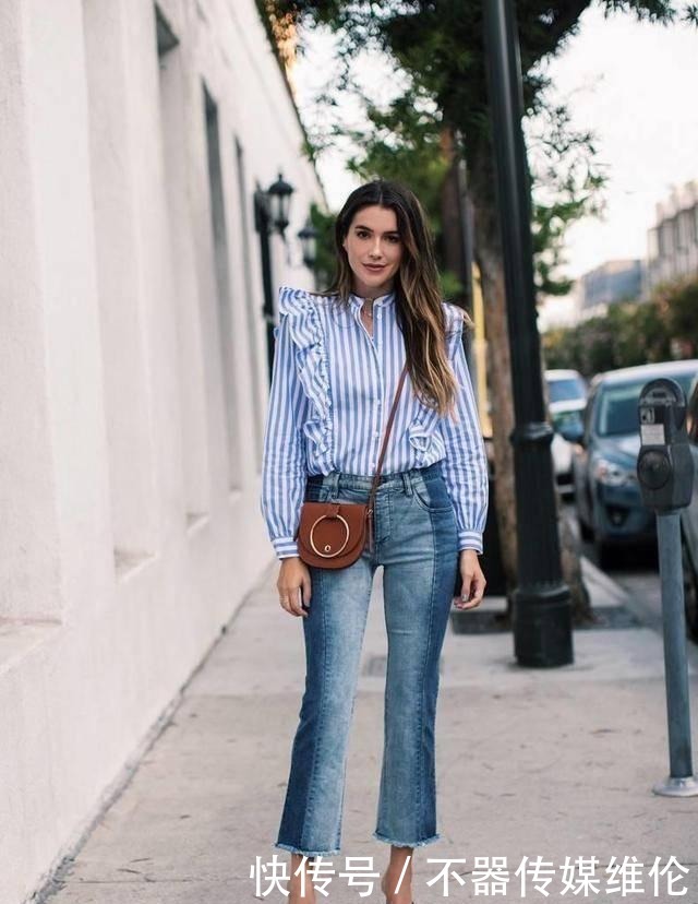 搭配|阔腿裤穿腻了就扔掉吧!今秋流行“水杯裤”,上衣百搭,减龄时髦