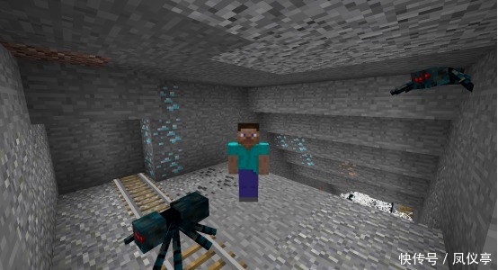 森林|《我的世界》罕见的红木森林中也有村庄 基岩上方矿井竟藏满钻石