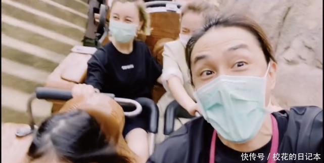 时光|戚薇李承铉携女儿游乐园度亲子时光，Lucky露正脸可爱十足