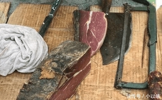 才能|大爷路边卖“铁肉”100块一斤不还价, 用锯才能切开, 行家必买!