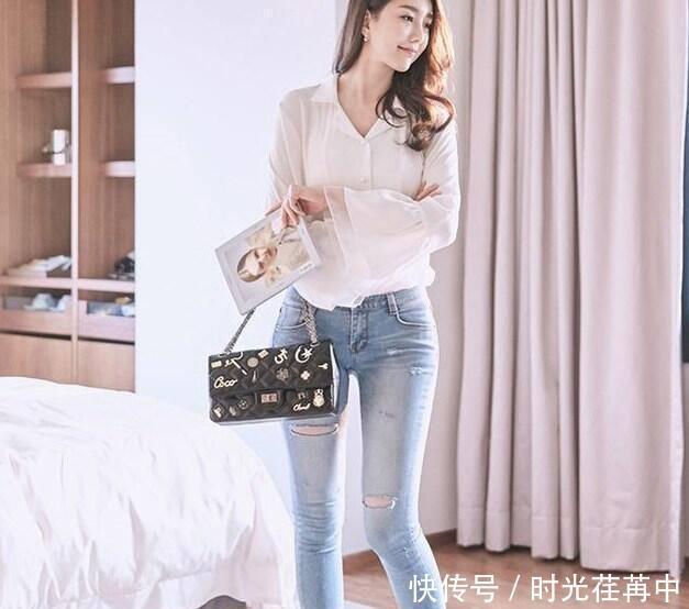  紧身牛仔裤|傲人身材的牛仔裤美女，穿出自己的风采，魅力太强了！