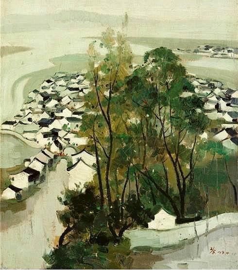 方艺术|“中国画”吴冠中画的太好,中国画在他笔下活了起来