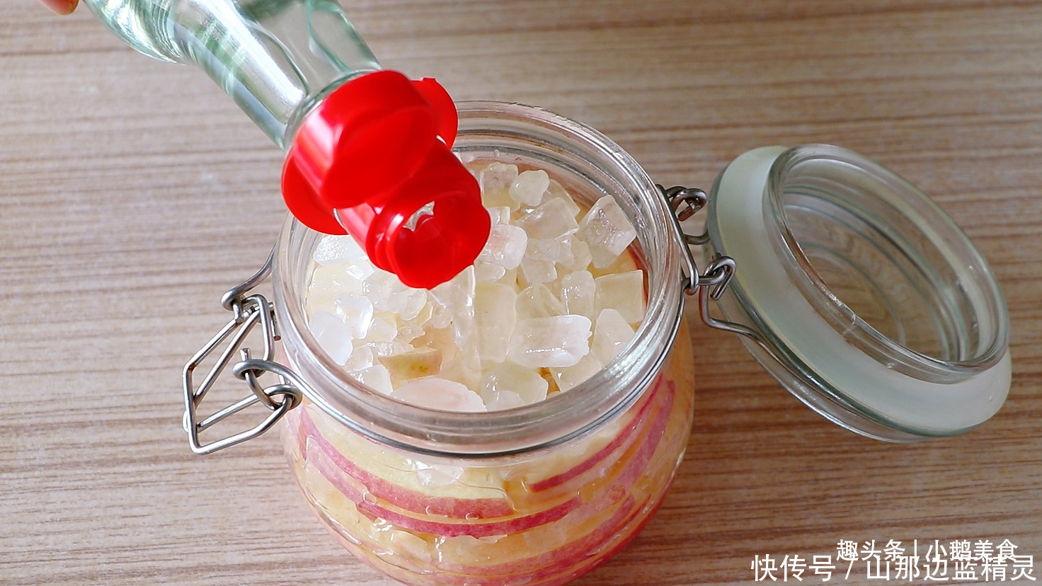 做法|自制苹果醋,做法简单,健康零添加,5块钱做1罐,能喝一个月