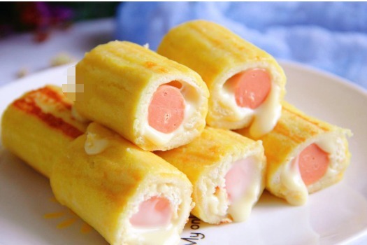 吐司|最近超火的快手早餐,卷一卷5分钟出锅,一口一个真过瘾,好吃