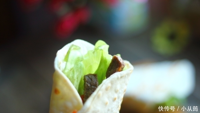 少许|教你在家做好吃的牛肉卷饼,早餐来一份,精力充沛一整天!