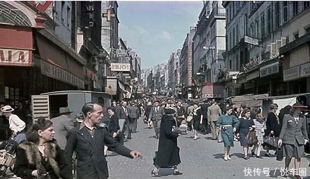 德军|二战中，法国被德军占领后，人民过得如何4张老照片告诉你答案