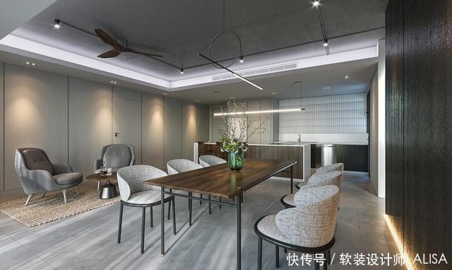  简黑|极简白很美，来看看这个260㎡的极简黑，也很惊艳