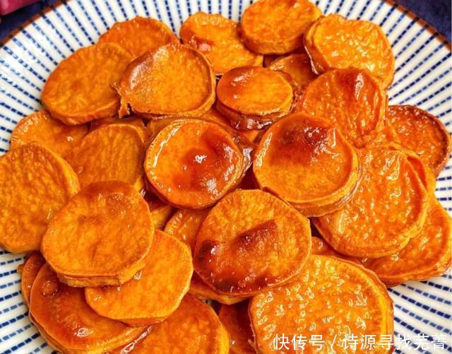 美味|不吃土豆片搞个红薯片七七八,追剧必备小零食,低脂美味