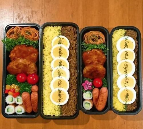 海苔饭团|日本一对兄妹的便当，吸引3万人围观，强迫症表示看起来好爽